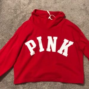 PINK cowl neck sweatshirt